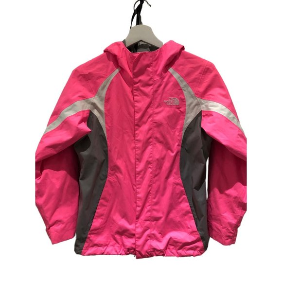 The North Face Gem Pink Mountain Triclimate Jacket Girl’s Sz M 10-12 - Picture 1 of 11